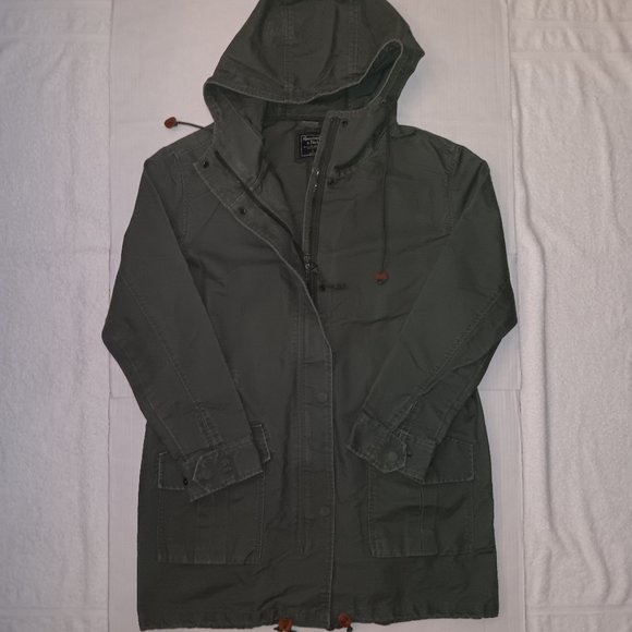 ABERCROMBIE & FITCH HOODIE UTILITY JACKET - Picture 4 of 8